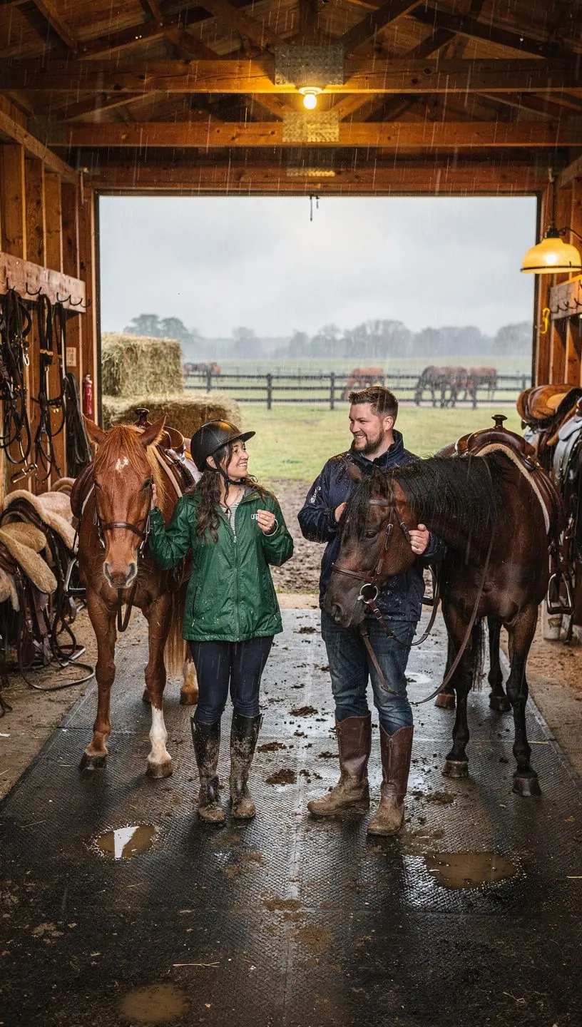 Жилое помещение рядом с прогулочными тропами для верховой езды